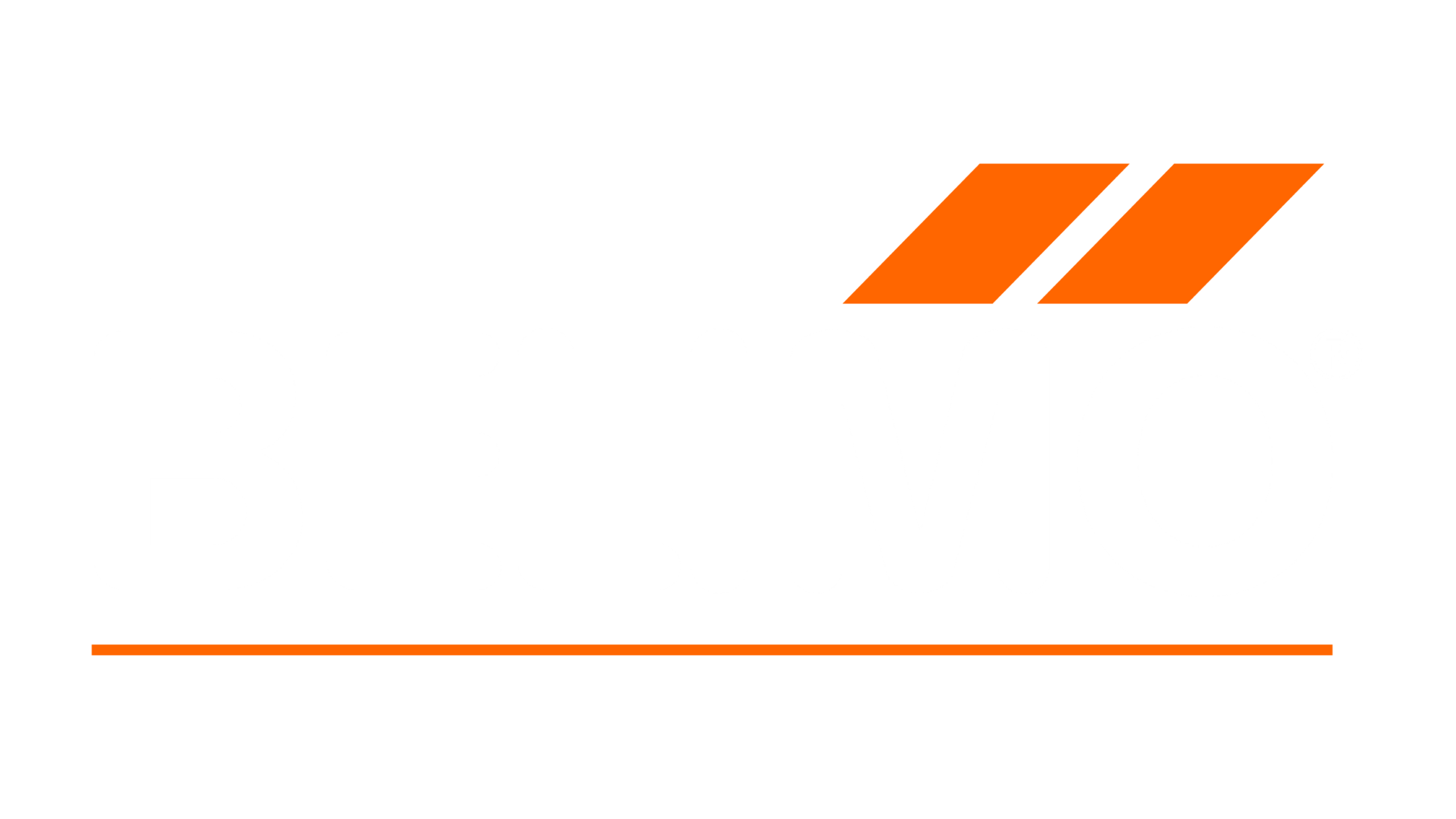 BELIMO Logo in weißem Schriftzug auf schwarzem Hintergrund mit zwei orangefarbenen diagonalen Streifen darüber, hoher Kontrast und klare Typografie